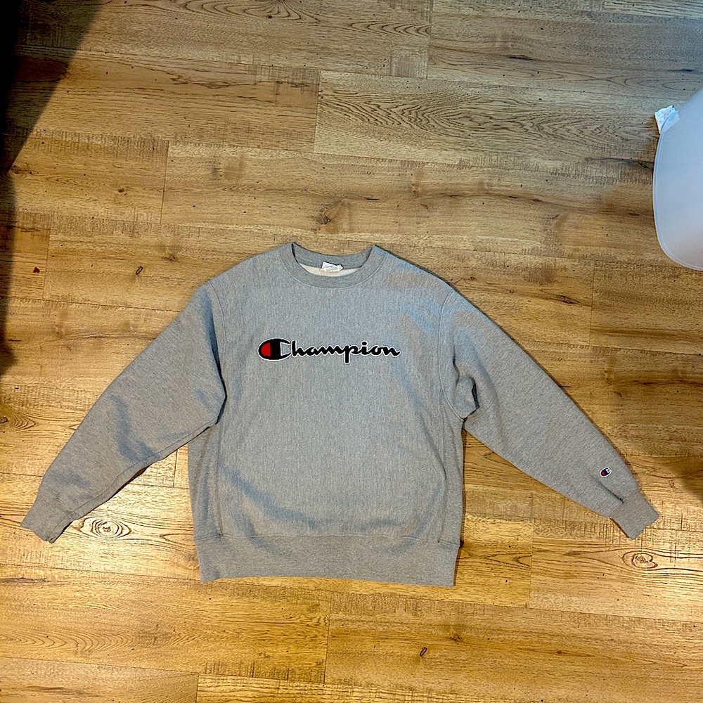 Large relaxed fit crew neck Champion Sweater
